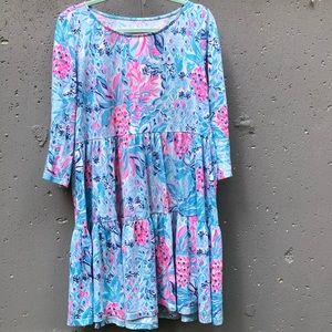 EUC RARE - Discontinued Lilly Pulitzer Print - Geanna Swing Dress